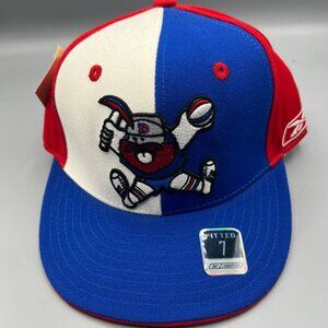 Vintage Denver Nuggets Hat Men 7 Blue Red White‎ Reebok NBA Fitted Cap New